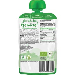 Bio Quetschie 'Birne, Brokkoli, Spinat, Mango, Banane, Reis' - 100 g