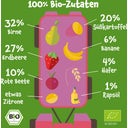 Bio Quetschie 'Birne, Erdbeere, Süßkartoffel, Rote Beete, Banane, Hafer' - 100 g