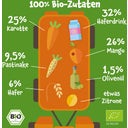 Bio Quetschie 'Mango, Karotte, Pastinake, Hafer' - 100 g