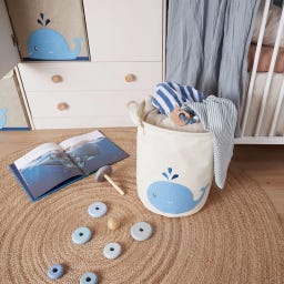 bieco Aufbewahrungskorb Wal - 1 Stk