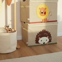 bieco Aufbewahrungsbox Igel mit Deckel - 1 Stk