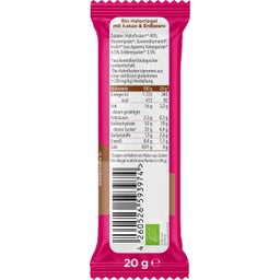 Pumpkin Organics Bio Haferriegel Kakao Erdbeere - 20 g