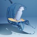 Isolierflasche Delfin, 460 ml