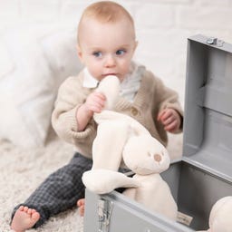 Nattou Lapidou Kuscheltier Sandfarbe - 1 Stk