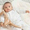 Nattou Lapidou Kuscheltuch warm beige - 1 Stk