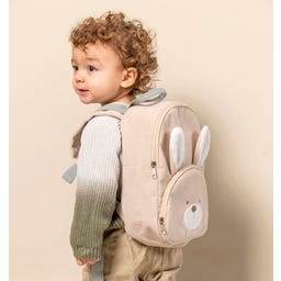 Nattou Lapidou Rücksack Hase Cord Sand - 1 Stk