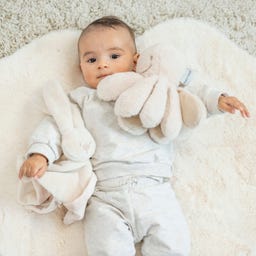 Nattou Lapidou Kuscheltuch Sandfarbe - 1 Stk