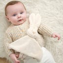 Nattou Lapidou Kuscheltuch Sandfarbe - 1 Stk