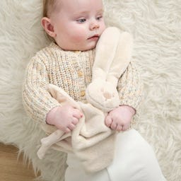 Nattou Lapidou Kuscheltuch Sandfarbe - 1 Stk