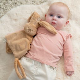 Nattou Lapidou Kuscheltuch warm beige - 1 Stk