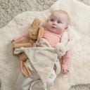 Nattou Lapidou Kuscheltuch warm beige - 1 Stk