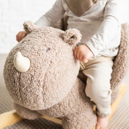 Nattou Teddy Schaukeltier Teddy Nashorn taupe - 1 Stk