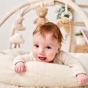 Nattou Teddy Spielkissen ecru mit Bogen - 1 Stk