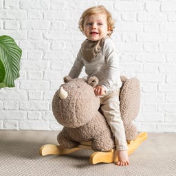Nattou Teddy Schaukeltier Teddy Nashorn taupe - 1 Stk