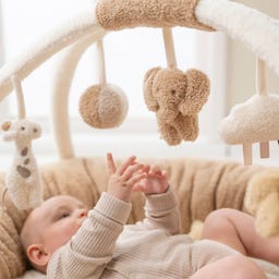Nattou Teddy Krabbeldecke Naturel - 1 Stk
