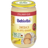 Bio Babygläschen Zwieback in Apfel-Banane