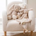 Nattou Teddy Maxi-Kuscheltuch Hase - 1 Stk