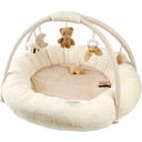 Nattou Teddy Spielkissen ecru mit Bogen - 1 Stk