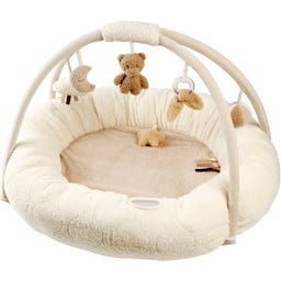 Nattou Teddy Spielkissen ecru mit Bogen - 1 Stk