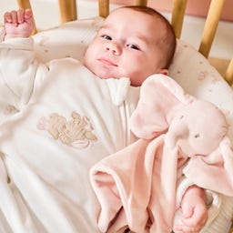 Nattou Fanfan Kuscheltuch Elefant rosa - 1 Stk