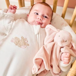 Nattou Fanfan Kuscheltuch Elefant rosa - 1 Stk