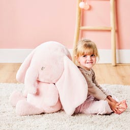 Fanfan Maxi-Kuscheltier Elefant rosa 60cm - 1 Stk