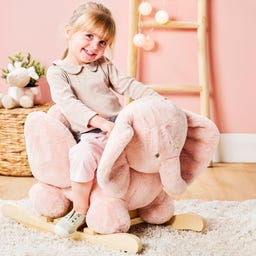 Nattou Fanfan Schaukeltier Elefant altpink - 1 Stk