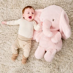 Fanfan Maxi-Kuscheltier Elefant rosa 60cm - 1 Stk