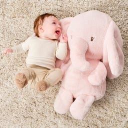 Fanfan Maxi-Kuscheltier Elefant rosa 60cm - 1 Stk