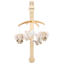 Nattou Flo, Ernest & Oli Mobile mit Holz - 1 Stk