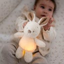 Mini  Kuscheltier Hase Nachtlicht Teddy Vanilla - 1 Stk