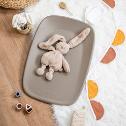 Nattou Care SOFTY Wickelauflage 70x50 taupe - 1 Stk