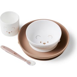 Mealtime Esslernset 4 Stück Weib/Helles Taupe - 1 Stk