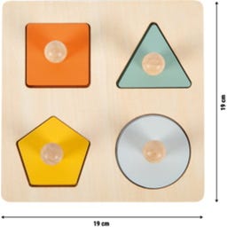 Montessori Insteekpuzzel Vormen & Figuren - 1 Stk