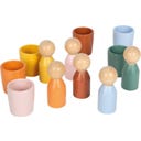 small foot Montessori Sorting Beaker with Figures - 1 Pc
