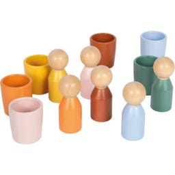 small foot Montessori Sorting Beaker with Figures - 1 Pc