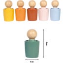 small foot Montessori Sorting Beaker with Figures - 1 Pc