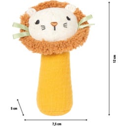 Babyspielzeug kleine Rassel & Stoffgreifling „Little Lion“ - 1 Stk