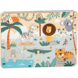 small foot Setzpuzzle Tierlaute „Safari“ - 1 Stk
