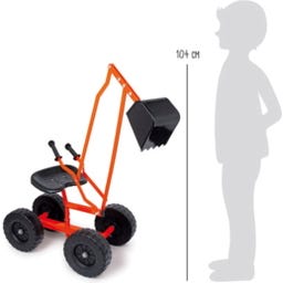 small foot Bagger mit Rädern - 1 Stk