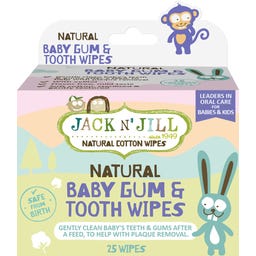 Jack N' Jill Zahnreinigungstücher - 1 Pkg.