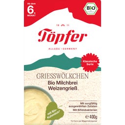 Töpfer Grießwölkchen Mjölkgröt Vetegryn, Eko - 400 g