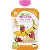 Quetschie Banane, Erdbeere mit Hafer & Quinoa