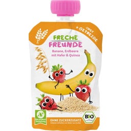 Organic Squeeze Pouch - Banana, Strawberry with Oats & Quinoa - 100 g