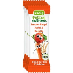 Freche Freunde Organic Snack Bar - Apple & Carrot - 92 g