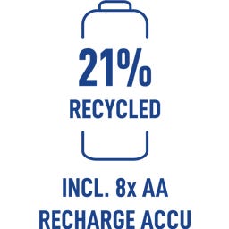 Eco Charger Multi Recycled 8x AA 56816 2100mAh - 1 kos.