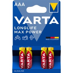 VARTA LONGLIFE Max Power AAA Blister 4 - 1 pack
