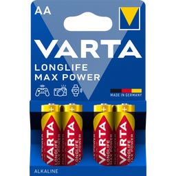 VARTA LONGLIFE Max Power AA Blister 4 - 1 pack