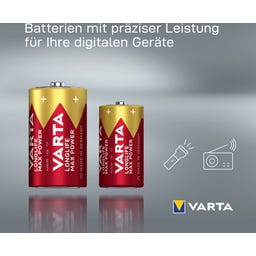 VARTA LONGLIFE Max Power D Blister 2 - 1 pack