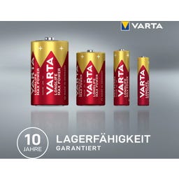VARTA LONGLIFE Max Power D Blister 2 - 1 pack